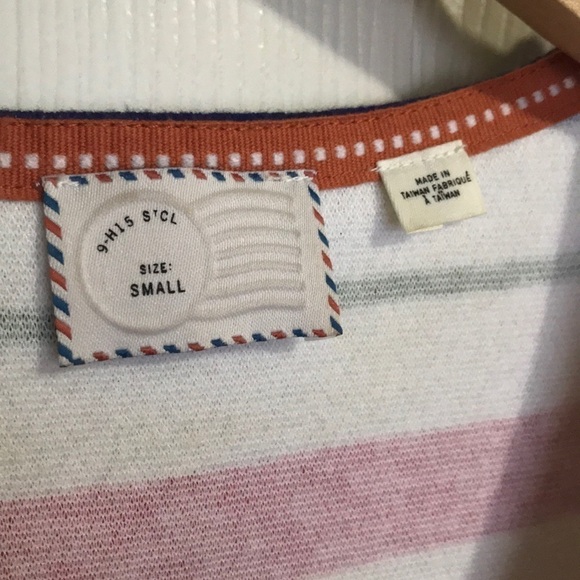 Anthro rainbow striped side pleat tank - Picture 2 of 5